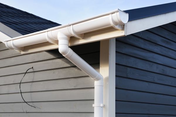 PVC Rain Gutter Installation in Lapeer