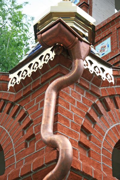 Church Downspout Installation in Lapeer